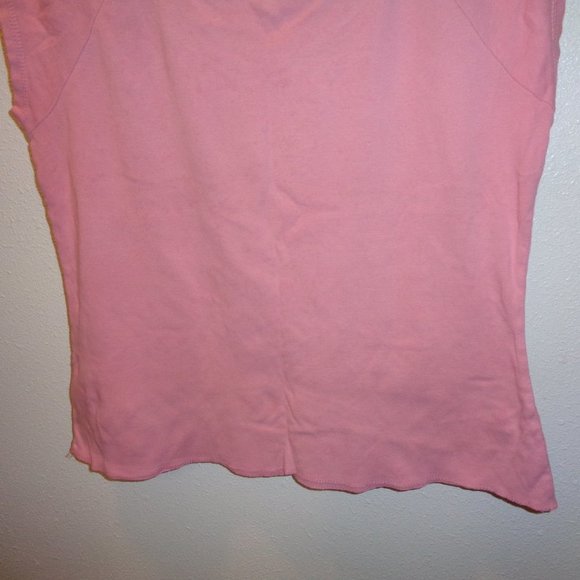Arizona Jean Co V-Neck Pink Tee Junior's Size XL - Picture 9 of 10